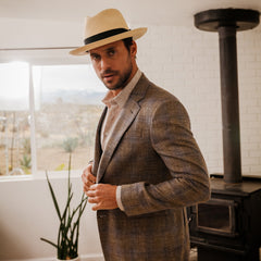 Center Dent Panama Fedora Natural | Stetson Hats