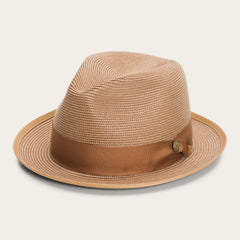 Latte Milan Fedora Cognac | Stetson Hats