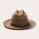 Open Road Vented Straw Cowboy Hat Chocolate | Stetson Hats