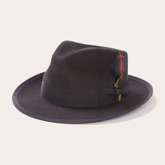 Whippet Wool Fedora Black | Stetson Hats