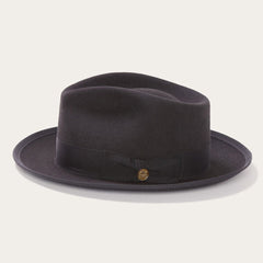 Whippet Wool Fedora Black | Stetson Hats