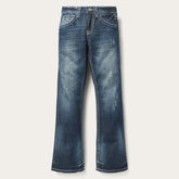 1014 Fit Destructed Medium Wash Jeans Blue | Stetson Men