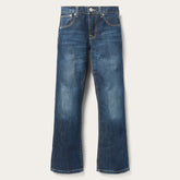 1014 Fit Semi-Destructed Wash Jeans Blue | Stetson Men