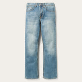 1520 Fit Light Wash Jeans With Tacking Blue | Stetson Men