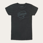 Rope Print Graphic Tee Black | Stetson Women