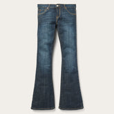816 Classic Boot Cut Jeans In Dark Wash Blue | Stetson Women