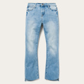 High Waist Flare Crop Jean Blue | Stetson Women