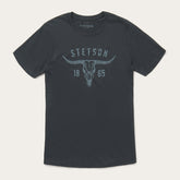 Longhorn Graphic Tee Black | Stetson Men