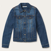 Western Denim Jacket Blue | Stetson Women