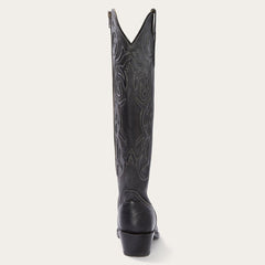 Blair Corded Side Zip Cowboy Boot Black | Stetson
