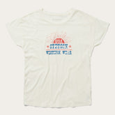 Sunrise Graphic Tee White | Stetson Women