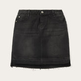 Black Denim 5-Pocket Skirt Black | Stetson Women