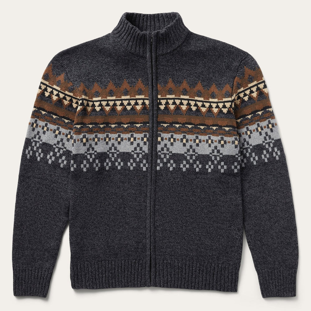 Western Cardigan Grey | Stetson Men
