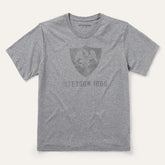 Vintage Eagle Graphic Tee Grey | Stetson Men
