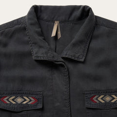 Black Aztec Jacket Grey | Stetson Women