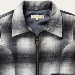 Plaid Cropped Jacket Black | Stetson Women