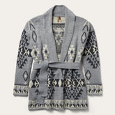 Chunky Knit Tie Sweater in Grey Grey | Stetson Women