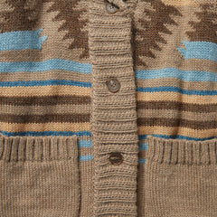 Chunky Knit Tie Sweater in Brown Wine | Stetson Women