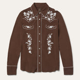 Classic Western Snap Shirt Brown | Stetson Women