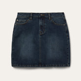 Stretch Denim 5-Pocket Skirt Blue | Stetson Women