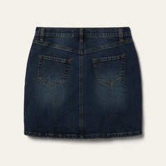 Stretch Denim 5-Pocket Skirt Blue | Stetson Women