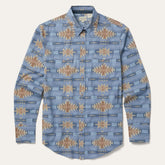Desert Horizon Shirt Blue | Stetson Men