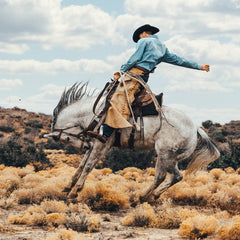 Long-Sleeved Denim Shirt Blue | Stetson Men