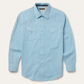 Geo Western Shirt Blue | Stetson Men