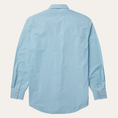 Geo Western Shirt Blue | Stetson Men