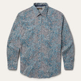 Paisley Western Shirt Green | Stetson Men