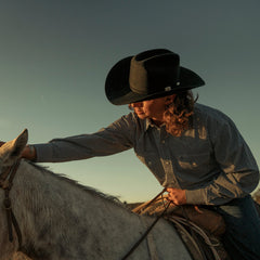Diamond Geo Western Shirt Blue | Stetson Men
