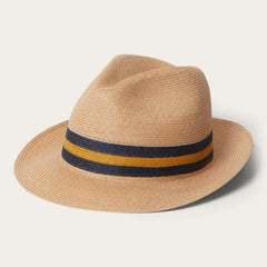 Triad Straw Fedora Mustard | Stetson Hats