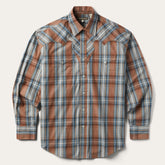 Rustic Plaid Western Shirt Brown | Stetson Men