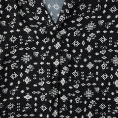 Southwestern Ditzy Print Blouse Black | Stetson Women