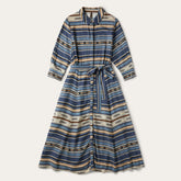 Indigo Serape Print Dress Blue | Stetson Women