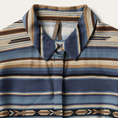 Indigo Serape Print Dress Blue | Stetson Women