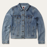 Stretch Denim Jacket Blue | Stetson Women