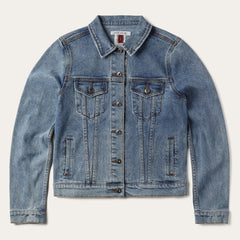 Stretch Denim Jacket Blue | Stetson Women