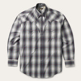 Smoke Ombre Western Shirt Grey | Stetson Men
