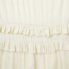Cream Herringbone Dress White | Stetson Women