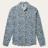Indigo Tapestry Print Shirt Blue | Stetson Women