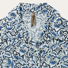 Indigo Tapestry Print Shirt Blue | Stetson Women