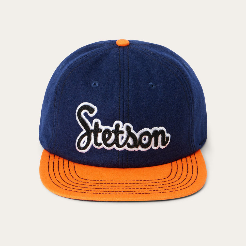 Retro Script Baseball Cap Navy | Stetson Hats