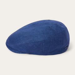 Linen Driver Cap Navy | Stetson Hats
