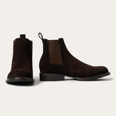 Suede Beat Chelsea Boot Dark Brown | Stetson