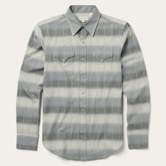 Serape Dobby Twill Western Shirt Brown | Stetson Men