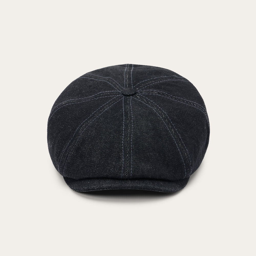 Denim Hatteras Cap Black Denim | Stetson Hats