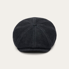 Denim Hatteras Cap Black Denim | Stetson Hats