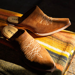 Reed Western Mules Brown | Stetson