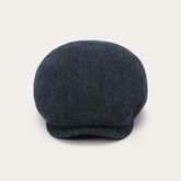 Wool Herringbone Driver Cap Dark Navy Herringbone | Stetson Hats